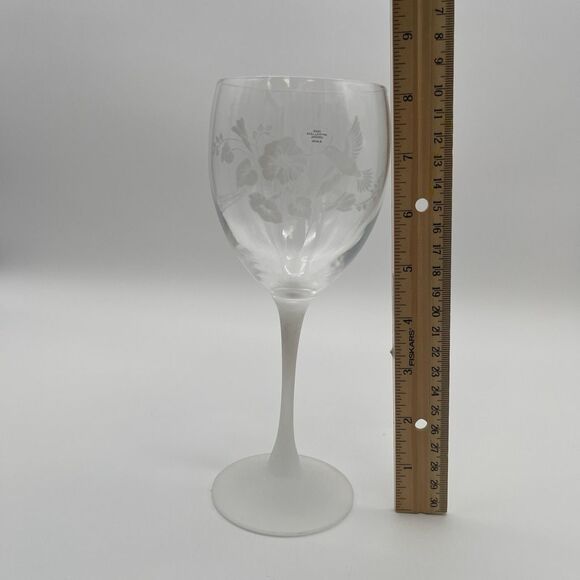 AVON Lot Set of 4 Lead Crystal Wine Goblet Glass Bell Candlestick Holders Footed - Picture 11 of 16